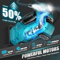 Inflador de Pneu Portátil Makita 18V: Potência e Praticidade Sem Fio (160PSI) - imagem 3