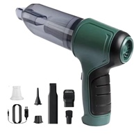 Aspirador de Pó Portátil Sem Fio 120W Verde: Limpeza Poderosa e Versátil para Seu Carro e Casa - imagem 1