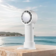Mini Ventilador Portátil Recarregável com Turbo Mode e Suporte para Celular – 3 Velocidades e Design Compacto - imagem 2