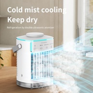 Ar Condicionado Portátil Evaporativo 4 Velocidades com Luz Noturna RGB e Tanque 700ml - imagem 3