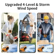 Socool Ventilador de Cintura Portátil com Clipe 360°, 5 Velocidades, Bateria 14500 mAh, Resfriamento Pessoal com Função Carregador - imagem 5