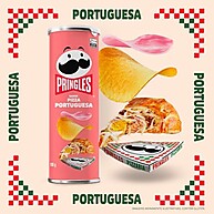 Pringles Pizza Portuguesa: Crocância Irresistível 105g - imagem 4