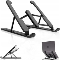 Suporte Ajustável Liga ALUMINIO para Notebook, 6 POSICOES, saida de ar, serve para notebook tablet celular qualquer eletronico, Ergonômico, Dobrável, 26 x 19 cm, Premium - imagem 1