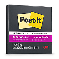 Post-it Preto Ônix: Organize-se com Elegância - imagem 1