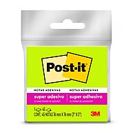 Post-it Verde 76x76mm: Organize-se com Adesivos 3M! - imagem 1