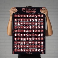Raspadinha dos 100 Melhores Filmes e Séries de Terror - Pôster Exclusivo com Design Premium - imagem 2