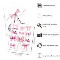 Pôsteres Estéticos Coquette para Quarto - Rosa Disco 8 Bolas, 6 Peças 20x25cm, Decoração Moderna para Adolescentes e Dormitórios - imagem 4