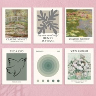 Pôsteres Botânicos Vintage 6 Peças - Estética Boho para Decoração de Parede - imagem 2