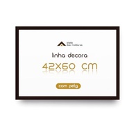 Moldura A2 42x60cm com Proteção PETG - Ideal para Quadros e Pôsters Artísticos (Preto) - imagem 2