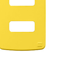 Placa Weg Composé: Acabamento 4x2 Amarelo para 2 Postos - imagem 2
