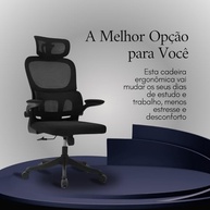 Cadeira de Escritório Ergonômica Vmstark - Conforto e Postura Ideal para Home Office - imagem 3