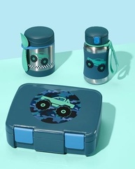 Skip Hop Pote Térmico Infantil com Talher - Spark Style Carro Truck - imagem 5