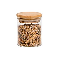 Pote de Vidro 200ml com Tampa de Bambu – Tud - imagem 1