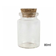 Pote de Vidro 80ml com Rolha: Elegância e Praticidade - imagem 1