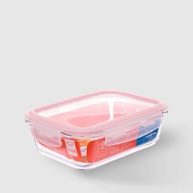 Pote de Vidro Hermético 1L Invicta: Frescor Garantido! - imagem 1