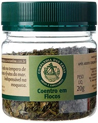 Companhia das Ervas Coentro Em Flocos Companhia Das Ervas Pote Pet 20G - imagem 2