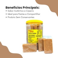 Paçoca Caseira Embalada Individual Pote Com 20un 1,1kg D. Rachid - imagem 2