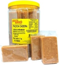 Paçoca Caseira Embalada Individual Pote Com 20un 1,1kg D. Rachid - imagem 3