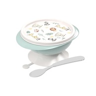Kit Alimentação Bebê Safari 4 Peças - Prato Térmico + Tigela + Pote + Caneca com Tema Animal - imagem 4