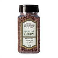 Mostarda Marrom em Grãos - Semente Picante 140g Pote Villa Cerroni - imagem 1