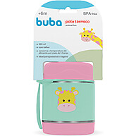 Pote Térmico Infantil Buba Animal Fun Girafa – Prático e Seguro! - imagem 1