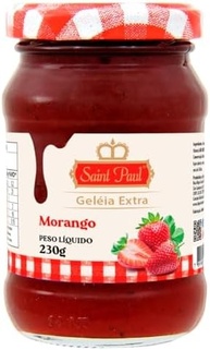 Geleia De Morango Pote De Vidro Premium Saint Paul 230g - imagem 1