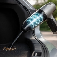 Aspirador Portátil 2 em 1 VARENZIA: Potência 120W, Soprador, USB Recarregável e Filtro HEPA - imagem 2