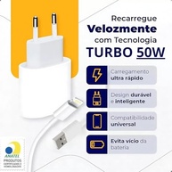 Carregador Turbo 50W + Cabo Lightning: Potência e Segurança para seu iPhone - imagem 3