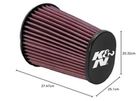 Filtro de Ar Esportivo K&N RE-0960 Universal 2,5" - Potência e Economia para Seu Veículo - imagem 3