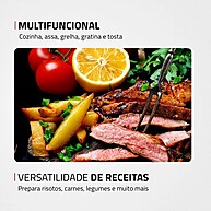 Panela Elétrica Mondial Cook e Grill: 1270W de Potência - imagem 2