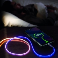 Cabo USB-C Gamer i2GO com LED RGB: 1m e 2.4A de Potência - imagem 2
