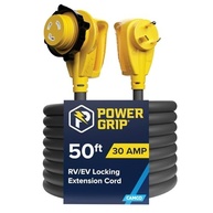 Cabo de Extensão Power Grip 50ft 30A RV/EV com Trava 90° - Potência Confiável e Segura - imagem 2