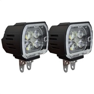 Farol de Milha LED Bicolor Moto Aurora-01: Potência e Visibilidade Premium - imagem 2