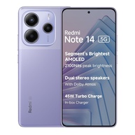 Smartphone Xiaomi Redmi Note 14 5G NFC Violeta Lavanda: 8GB RAM, 256GB ROM - Potência e Estilo! - imagem 1