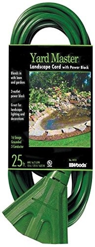 Extensão Elétrica Woods 16/3 - 25 Pés com 3 Tomadas e Proteção | Potência e Segurança para seus Projetos! - imagem 2