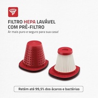 MONDIAL Aspirador de Pó Vertical Turbo Premium 1200W - Potência e Versatilidade em um Só Produto - imagem 5