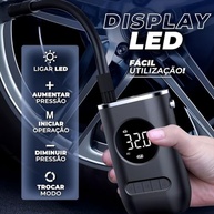 Calibrador Compressor de Pneu Digital Sem Fio: Potência e Precisão para Seu Veículo! - imagem 4