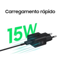 Carregador Rápido 15W USB-C Preto com Cabo: Potencialize seu Galaxy Samsung - imagem 4