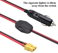 Cabo XT60 Fêmea para Isqueiro 12V/24V com Interruptor e Fusível 3m - Potencialize seu Carregamento! - imagem 5