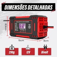 Carregador Inteligente 12V 6A: Potencialize Carro, Moto e Mais! - imagem 3