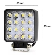 Farol de Milha LED Quadrado 48W 11cm 12/24V: Iluminação Potente e Segura - imagem 5
