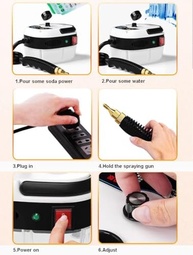 Limpador a Vapor Portátil NK-882: Limpeza Profunda e Higienização Potente para Casa e Carro - imagem 4