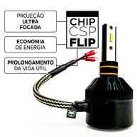 Super Led H3 8000K: Iluminação Automotiva Potente - imagem 2