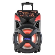 Caixa de Som Grande Bluetooth HZ-1000: 2 Microfones, Luzes LED e Som Potente! - imagem 4