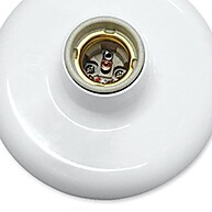 Plafon Branco Ilumi 100W 250V: Iluminação Elegante e Potente - imagem 2