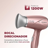 Secador Mondial Travel Golden Rose: Prático e Potente! - imagem 2
