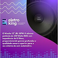 Woofer JBL 15PW-X 350W: Grave Potente! - imagem 2