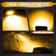 Cápsulas de LED Âmbar 7.6cm 40W: Iluminação Off-Road Potente e Segura - imagem 5