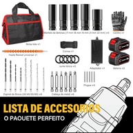 Furadeira Parafusadeira de Impacto Brushless Potente 520-1200Nm - Sua Aliada em Trabalhos Pesados - imagem 3