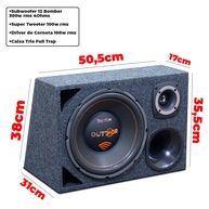 Caixa Trio Bomber Outdoor 12" – Som Potente! - imagem 2